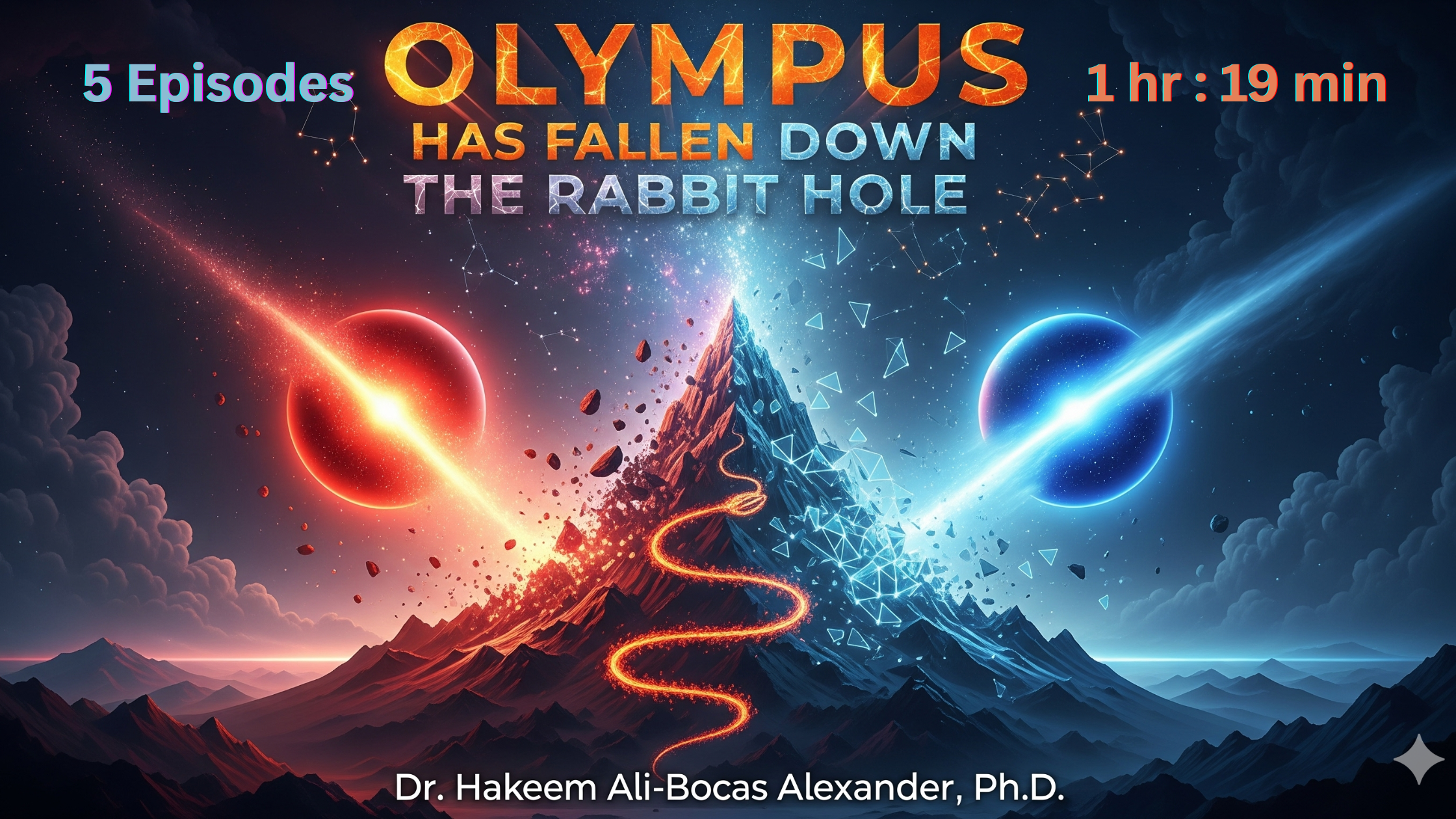 Embark on the Ultimate Journey of Consciousness with the Complete Audiobook of “Olympus Has Fallen Down The Rabbit Hole” by Dr. Hakeem Ali-Bocas Alexander, Ph.D.