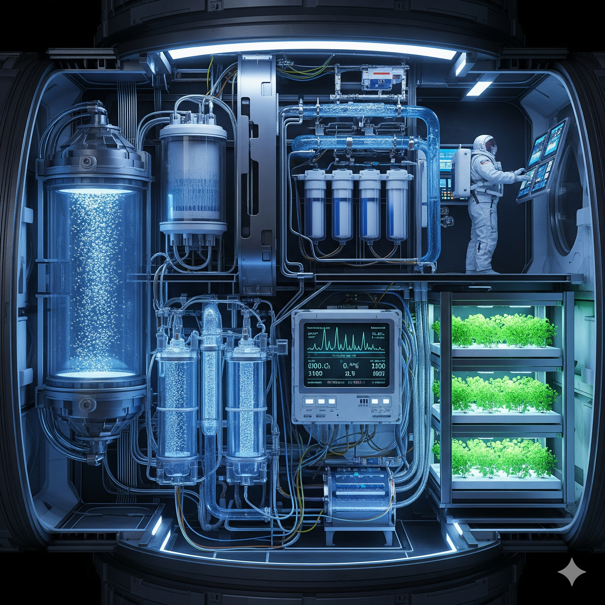 The Circle of Life in Space: Engineering Sustainable Environments for Interplanetary Travel