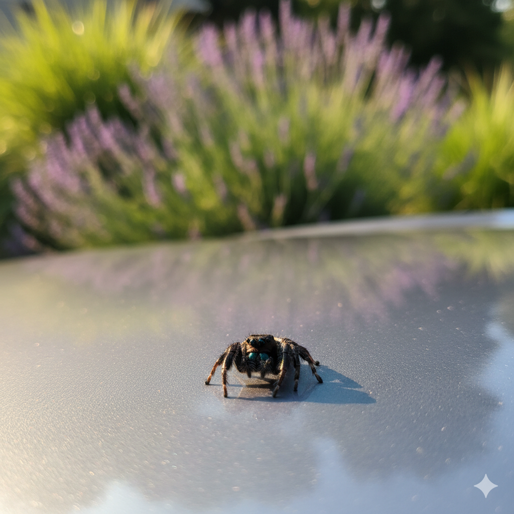 The Unlikely Hitchhiker: A Bold Jumping Spider’s 54 MPH Journey and a Lesson in Backyard Conservation